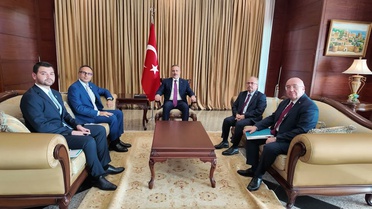Fidan, TÜRKPA Genel Sekreteri Büyükelçi Hasan'ı Bakü'de kabul etti