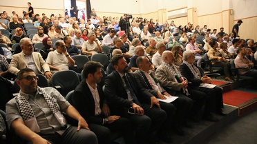 Ege Üniversitesi'nde Gazze için film, söyleşi ve fotoğraf sergisi düzenlendi