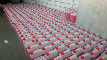 Elazığ Gazi MTAL atölyesinde öğrenciler günlük 10 ton temizlik malzemesi üretiyor