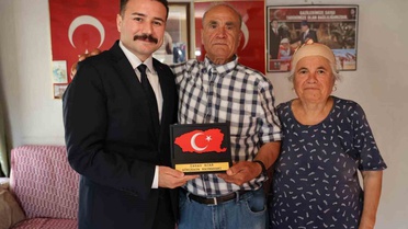 Gökçeada Kaymakamı Acar’dan Kıbrıs Gazilerine vefa ziyareti