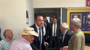 İYİ Partili Yılmaz Çorum'da çiftçiye seslendi, devletin borcunu ödemesini istedi