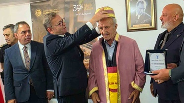 Kars'ta 39. Ahilik Haftası kutlandı, yılın ahisi Tayyar Kaplan'a şed bağlandı