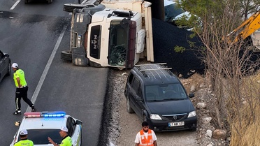 Malatya'da iş çıkışı kamyon çarpan yaya ağır yaralandı, şoför gözaltında