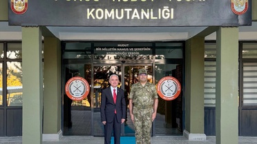 Kırklareli Valisi Turan, 9. Hudut Tugay Komutanı Aydoğdu'yu ziyaret etti