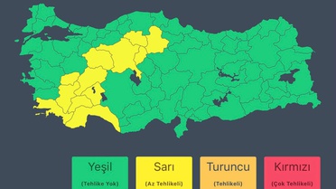 Meteoroloji 12 kent için gök gürültülü sağanak uyardı, İçişleri Bakanlığı tedbir çağrısı yaptı