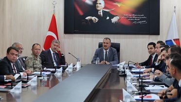 Ağrı İbrahim Çeçen Üniversitesinde Vali başkanlığında güvenlik toplantısı yapıldı