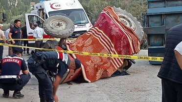 Aydın’da traktör devrildi; 1 ölü, 1 yaralı