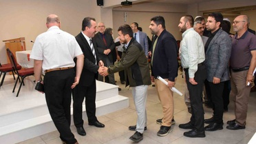Bilecik İl Müftülüğünden alınan Ahmet Dilek imam hatiplerle vedalaştı