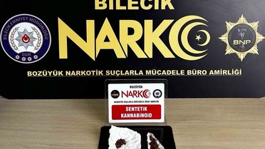 Bilecik Bozüyük'te uyuşturucu operasyonunda 1 şüpheli yakalandı