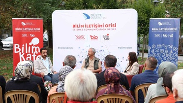 Düzce'de Gazze için Bilim Kafe programında eğitim ve toplumsal hafıza ele alındı