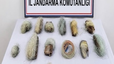 Bolu Dörtdivan'da göletteki denetimde 22,5 metrelik kaçak ağ ele geçirildi