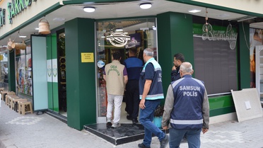 Havza'da market, bakkal ve büfelerde sahte ürün denetimi yapıldı