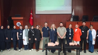 Atatürk Üniversitesi Hastanesinde temel ilkyardım eğitimi verildi
