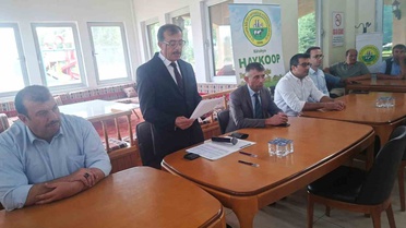 Hisarcık'ta kooperatif başkanlarına IPARD III hibe eğitimi verildi