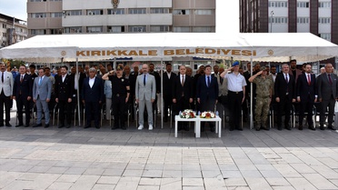 Kırıkkale'de Ahilik Haftası törenle kutlandı, esnaf ve öğrenciler meydanda buluştu