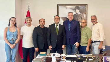 Menteşe Kaymakamı Budan'dan gazetecilere iade-i ziyaret