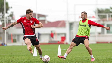 Samsunspor, Erzurumspor maçı hazırlığını Nuri Asan Tesisleri'nde sürdürdü