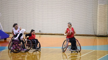 Tekerlekli Sandalye Kadın Basketbol Milli Takımı Adana'da Avrupa B Ligi'ne hazırlanıyor