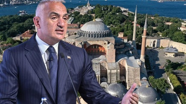 Ayasofya'nın altında 9 kilometrelik gizli dünya! Bakan Ersoy açıkladı