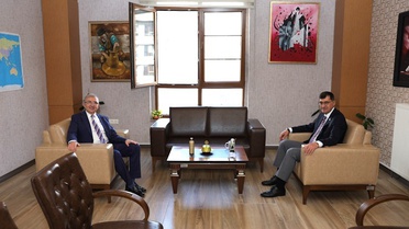 Kütahya Belediye Başkanı Kahveci, Vali Yardımcısı Bekarlar'ı ziyaret etti
