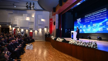 Cumhurbaşkanı Yardımcısı Yılmaz, 'Araştırma Üniversiteleri Destek Programı' toplantısında konuştu: