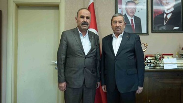 Darende Belediye Başkanı Bozkurt, AK Parti İlçe Başkanı Zeki Bozkurt'u ziyaret etti