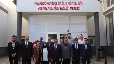 Erzurum İl Sağlık Müdürü Meral, Palandöken'deki sağlık kuruluşlarını ziyaret etti