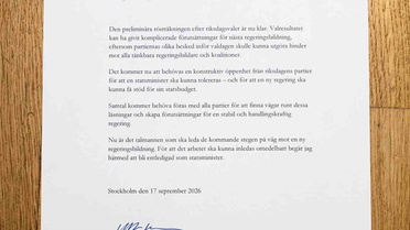 İsveç'te muhalefet çoğunluğu elde etti, Başbakan Kristersson istifa etti