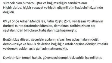 Kılıçdaroğlu, Menderes, Zorlu ve Polatkan'ı 65. yılında rahmetle andı