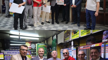 Kırklareli Belediye Başkanı Bulut, Ahilik Haftası'nda esnafa karanfil dağıttı