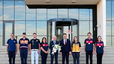 Kırklareli Valisi Turan'dan 112 Acil Çağrı Merkezi'ne hayırlı olsun ziyareti