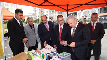 Konya'da 120 özel eğitim kurumuna 97 koli eğitim materyali desteği verildi