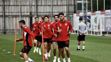 Samsunspor, Erzurumspor FK maçı hazırlığını Nuri Asan'da sürdürdü