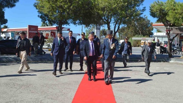 Ayvalık’ta Kaymakam Cimşit’ten gazilere nazik ziyaret