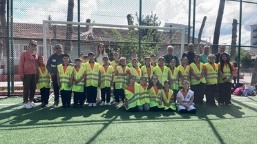 Bafra'da Yeşilay'dan öğrencilere sporla dolu yeni eğitim yılı başlangıcı