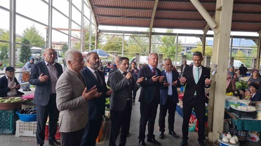 Çaycuma'da Ahilik Haftası'nda esnaf ziyaret edildi, hayırlı işler dilendi