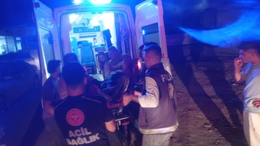 Hatay Defne'de asansör boşluğuna düşen yaralı, ekiplerce kurtarıldı