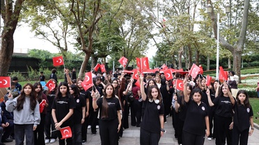 İstanbul'da 'Kahramanlarla Kardeşlik Yolunda Gaziler Günü Yürüyüşü' düzenlendi