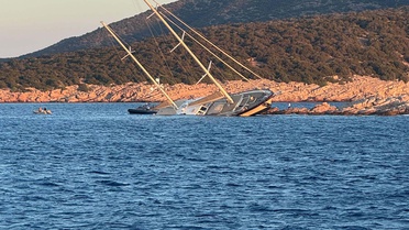 Bodrum açıklarında 36 metrelik gulet kayalıklara çarptı, 7 kişi kurtarıldı