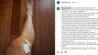 Okay Yokuşlu sakatlık sürecinde ameliyat oldu, mücadeleye devam ediyor