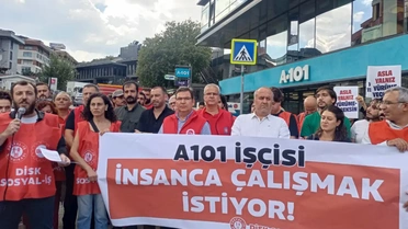Sosyal-İş, A101 Genel Müdürlüğü önünde örgütlenme kampanyası başlattı