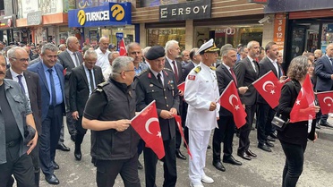 Zonguldak'ta Gaziler Günü için kortej yürüyüşü yapıldı
