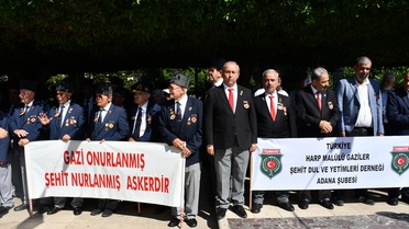 Adana, Hatay ve Osmaniye'de 19 Eylül Gaziler Günü törenle anıldı