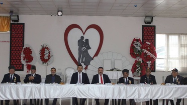 Amasya Göynücek'te 19 Eylül Gaziler Günü töreninde Kaymakam Akman gazilerle buluştu