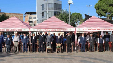 Aydın Köşk'te 19 Eylül Gaziler Günü töreni düzenlendi, protokol gazilerle buluştu