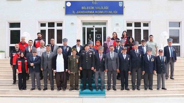 Bilecik'te gaziler Jandarma Komutanlığında ağırlandı, Vanlı minnetini dile getirdi