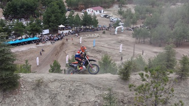Çorum Osmancık'ta enduro yarışlarında dört kategoride 36 sporcu mücadele etti