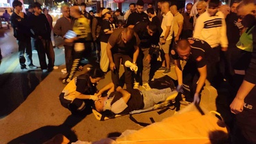 Edirne Keşan'da motosiklet, Adalet Sarayı yönünde yayaya çarptı, 2 kişi yaralandı