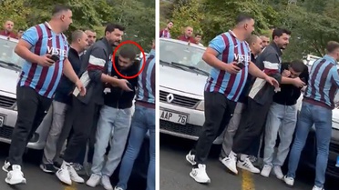 Galatasaray formalı taraftara Trabzon'da saldırı
