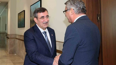 Cumhurbaşkanı Yardımcısı Yılmaz, KKTC Cumhurbaşkanı Erhürman tarafından kabul edildi